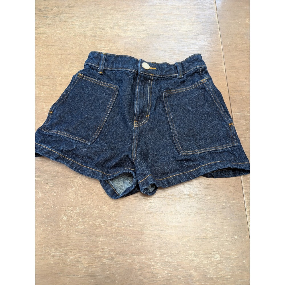 Zara Dark Blue Denim Jean Shorts